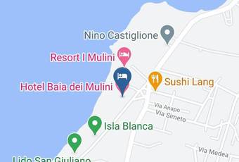 Hotel Baia Dei Mulini Carta Geografica - Sicily - Trapani