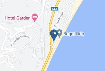 Hotel Beau Rivage Carta Geografica - Liguria - Savona