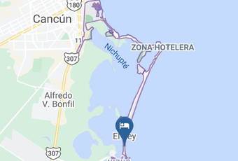 Hotel Bellevue Beach Paradise Mapa - Quintana Roo - Benito Juarez