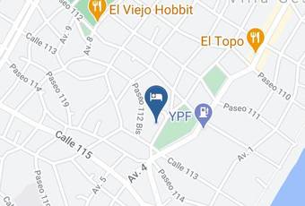Hotel Besuvio Mapa - Buenos Aires Province - Villa Gesell