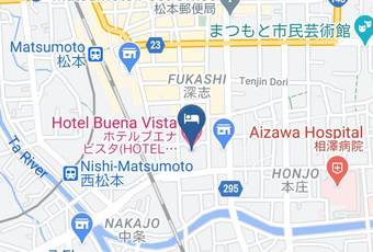 Hotel Buena Vista Map - Nagano Pref - Matsumoto City