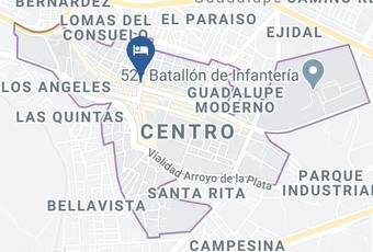 Hotel Cali Centro Mapa - Zacatecas - Guadalupe Municipality
