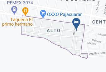 Hotel California Plaza Mapa - Michoacan - Pajacuaran