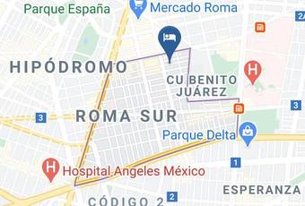 Hotel Campeche Sa De Cv Mapa - Mexico City - Cuauhtemoc