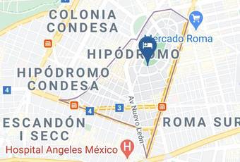 Casa Mali By Dominion Mapa - Mexico City - Cuauhtemoc