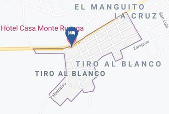 Hotel Casa Monte Ruesga Karte - Nayarit - Ruiz