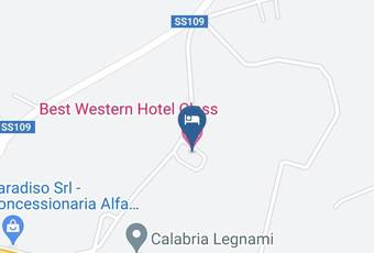 Best Western Hotel Class Carta Geografica - Calabria - Catanzaro