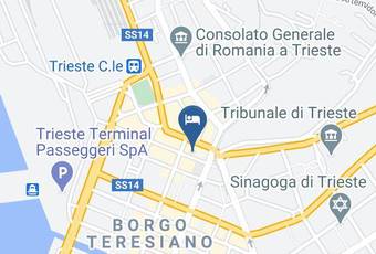Hotel Colombia Carta Geografica - Friuli Venezia Giulia - Trieste
