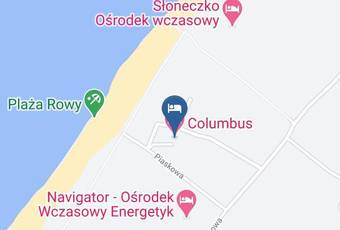 Hotel Columbus Rodzinne Wakacje Map - Pomorskie - Slupski