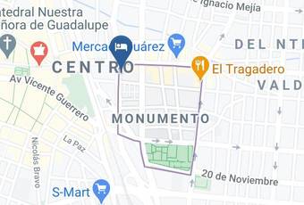 Hotel Continental Mapa - Chihuahua - Juarez