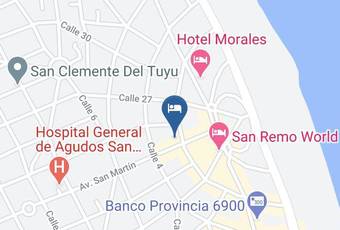 Hotel Costa Del Sol Mapa - Buenos Aires Province - Mar Del Tuyu