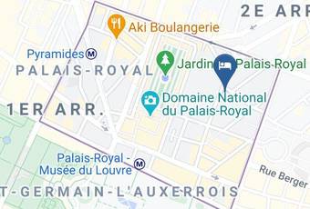 Hotel Crayon Rouge Mapa - Ile De France - Paris
