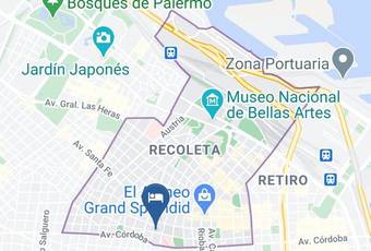 Hotel Del Prado Mapa - Buenos Aires Autonomous City - Buenos Aires