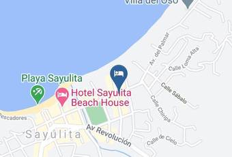 Hotel Diamante Sayulita Mapa - Nayarit - Bahia De Banderas