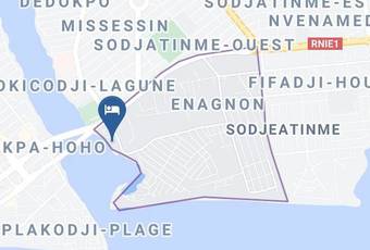 Hotel Du Lac Map - Cotonou