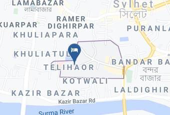 Hotel East End Map - Chittagong