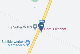 Hotel Eikenhof Kaart - Flemish Region - East Flanders
