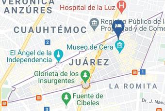 Hotel El Ejecutivo Mapa - Mexico City - Cuauhtemoc