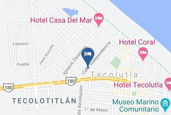 Hotel Elba Paradise Map - Veracruz - Tecolutla