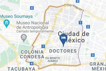 Hotel Faro Mapa - Mexico City - Cuauhtemoc
