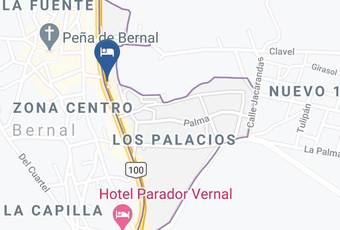 Hotel Feregrino Mapa - Queretaro - Ezequiel Montes Municipality