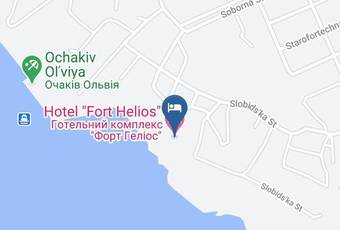 Hotel Fort Helios Map - Mykolayiv - Ochakiv