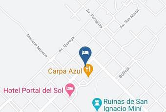 Hotel Gael Mapa - Misiones - San Ignacio