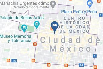 Hotel Gillow Mapa - Mexico City - Cuauhtemoc