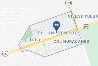 Hotel Ginger Mapa - Quintana Roo - Tulum
