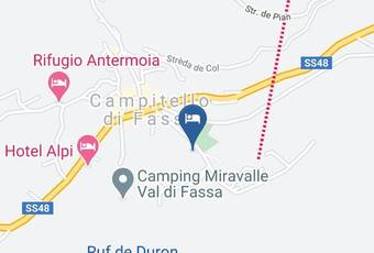 Hotel Gran Chalet Soreghes Carta Geografica - Trentino Alto Adige - Trento