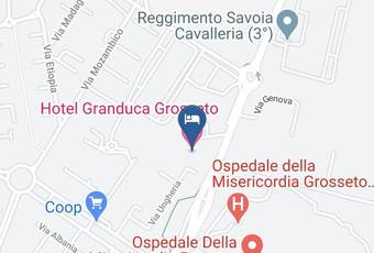 Hotel Granduca Grosseto Carta Geografica - Tuscany - Grosseto