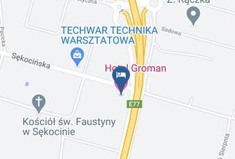 Hotel Groman Map - Mazowieckie - Pruszkowski
