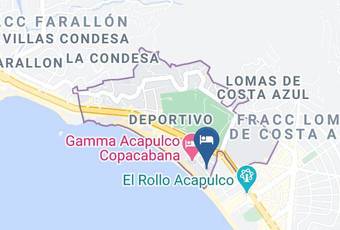 Hotel Guardacosta Mapa - Guerrero - Acapulco De Juarez