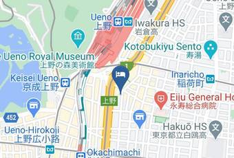 Hotel Guest1 Map - Tokyo Met - Taito Ward