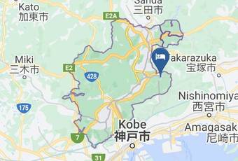 Hotel Harvest Arima Rokuirodori Map - Hyogo Pref - Kobe City Kita Ward