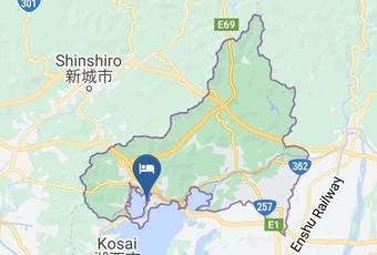 Hotel Harvest Hamanako Map - Shizuoka Pref - Hamamatsu City Kita Ward