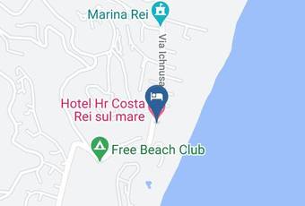 Hotel Hr Costa Rei Sul Mare Carta Geografica - Sardinia - Province Of South Sardinia