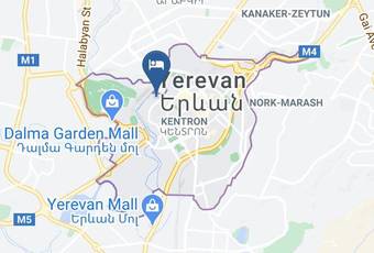 Hotel Hrazdan Map - Yerevan