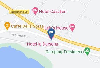 Hotel La Darsena Carta Geografica - Umbria - Perugia