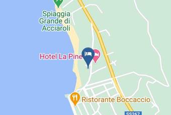 Hotel La Playa Acciaroli Carta Geografica - Campania - Salerno