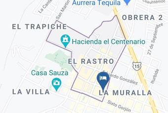 Hotel La Rienda Mision Tequillan Mapa - Jalisco - Tequila