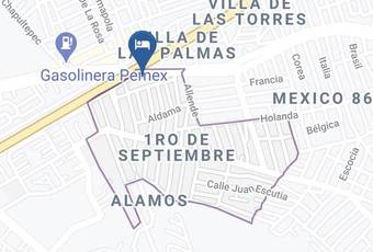 Hotel Las Torres Mapa - Mexico - Atizapan De Zaragoza