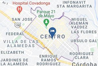 Hotel Layfer Mapa - Veracruz - Cordoba