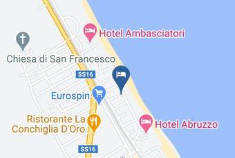 Hotel Lisa Carta Geografica - Abruzzi - Teramo