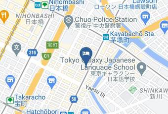 Hotel Livemax Kayabacho Map - Tokyo Met - Chuo Ward