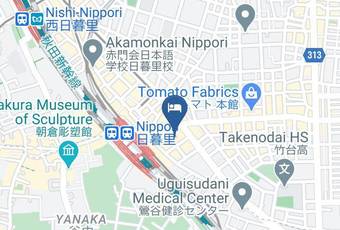 Hotel Lungwood Map - Tokyo Met - Arakawa Ward