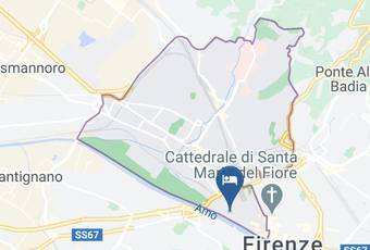 Hotel Magenta Carta Geografica - Tuscany - Florence
