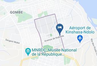 Hotel Marguerite De Kinshasa Mapa - Kinshasa - Kinshasa Urban