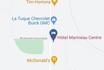 Hotel Marineau Centre Map - Quebec - La Tuque
