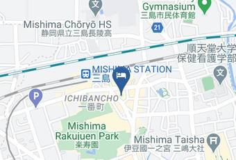 Hotel Massimo Mishima Map - Shizuoka Pref - Mishima City